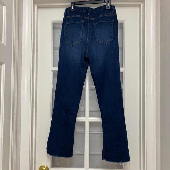 FRAME  Le Super High Waist Raw Hem Crop Mini Bootcut Jeans - Picture 5 of 7
